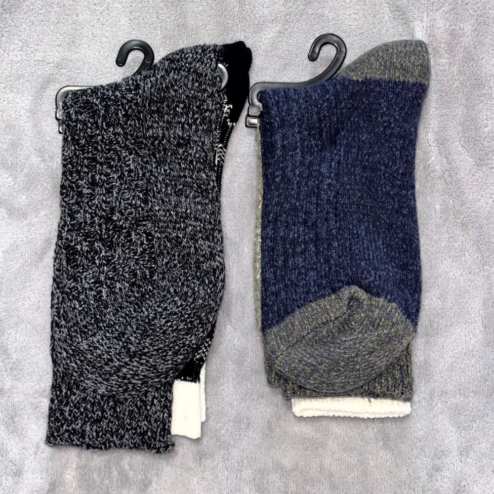 Muk Luks Cozy Up Your Life Crew Height Socks‎ Womens OS (6-11) Plaid 4 Pair Pack